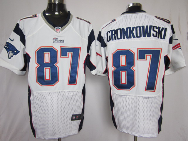 Nike Elite Jersey Discount new england patriots 87 gronkowshi color